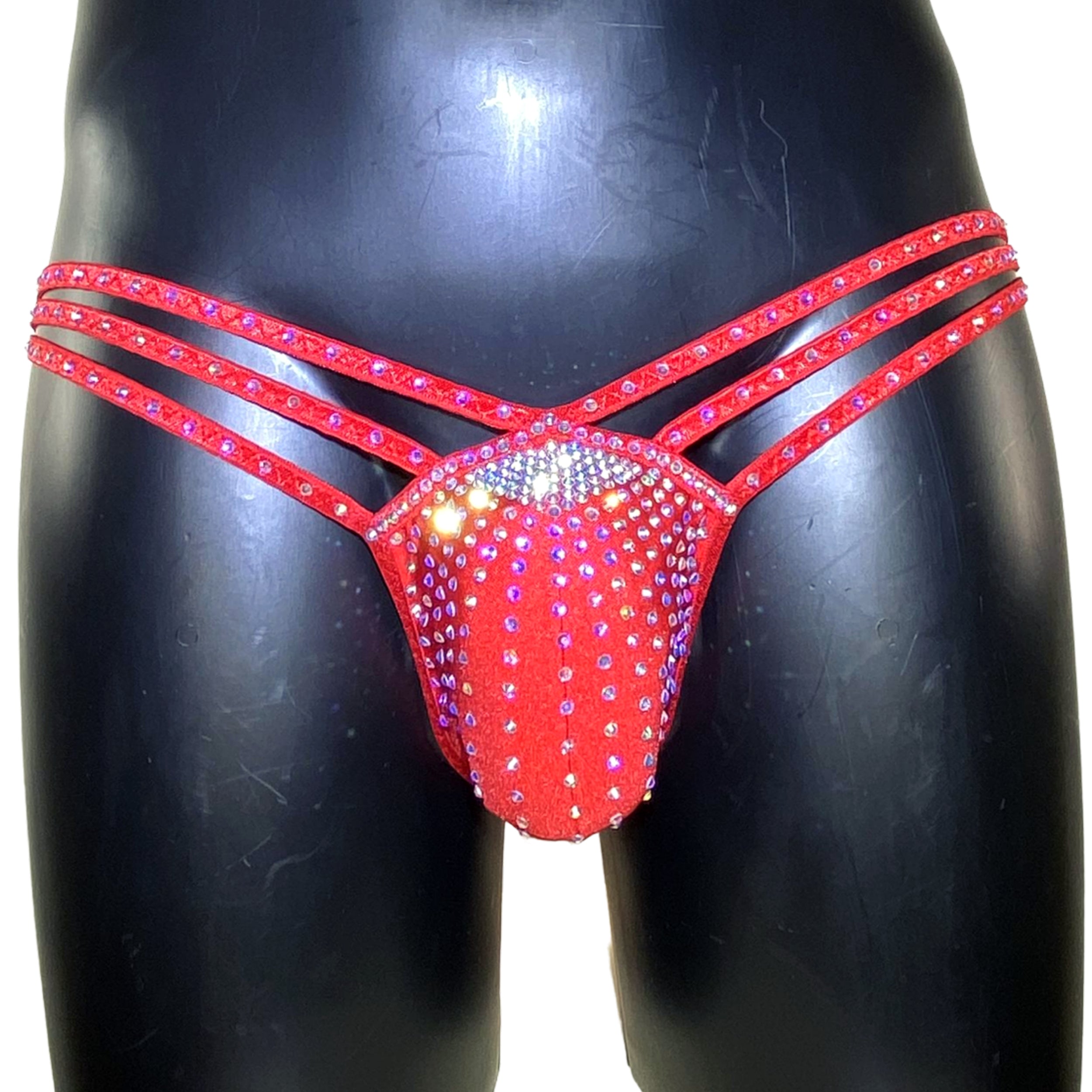 Sexy men panties rhinestone brazilian bottom mens briefs crystal Stripper wear erotic men underwear club dancer outfit panty unique lingerie