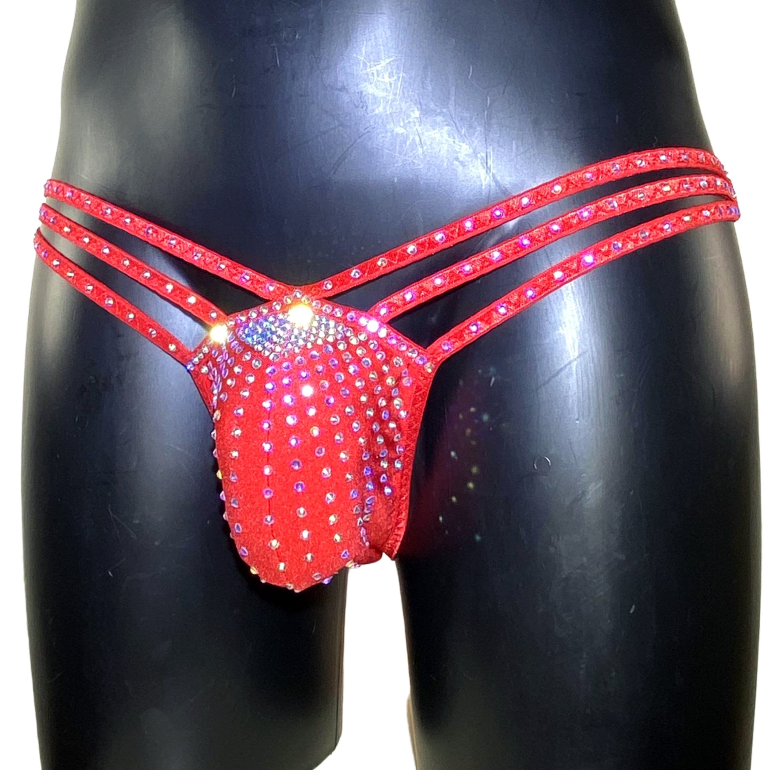 Sexy men panties rhinestone brazilian bottom mens briefs crystal Stripper wear erotic men underwear club dancer outfit panty unique lingerie