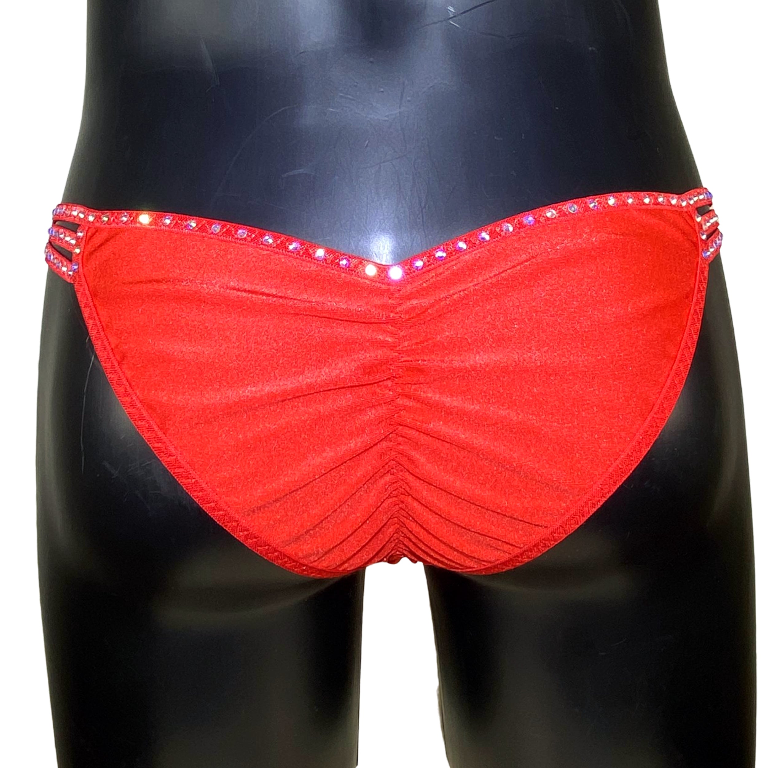 Sexy men panties rhinestone brazilian bottom mens briefs crystal Stripper wear erotic men underwear club dancer outfit panty unique lingerie