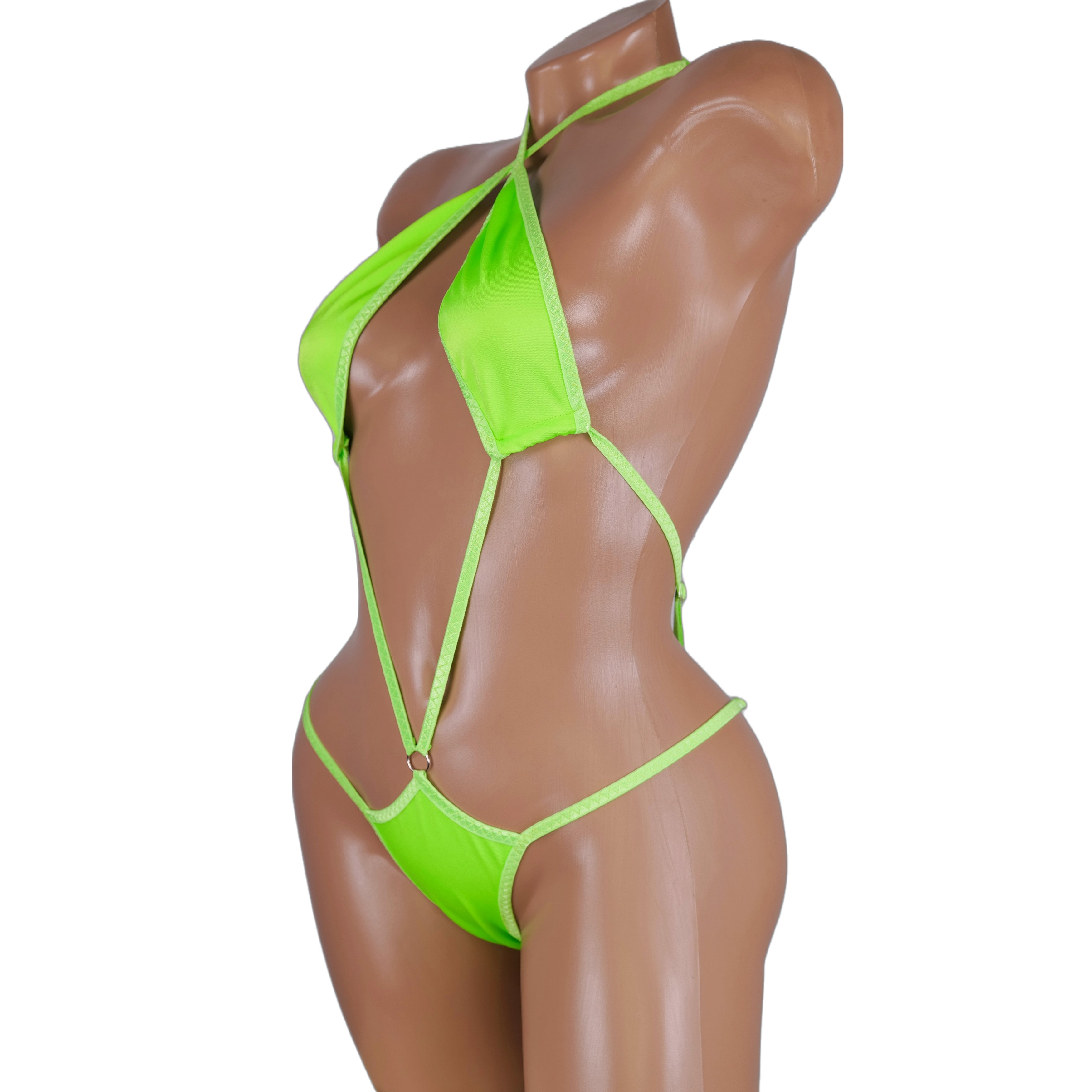 Beachwear bikini burlesque lingerie Stripper dancewear rave outfits club-attire Exotic dancewear  thong bodysuit bikini one piece bathing