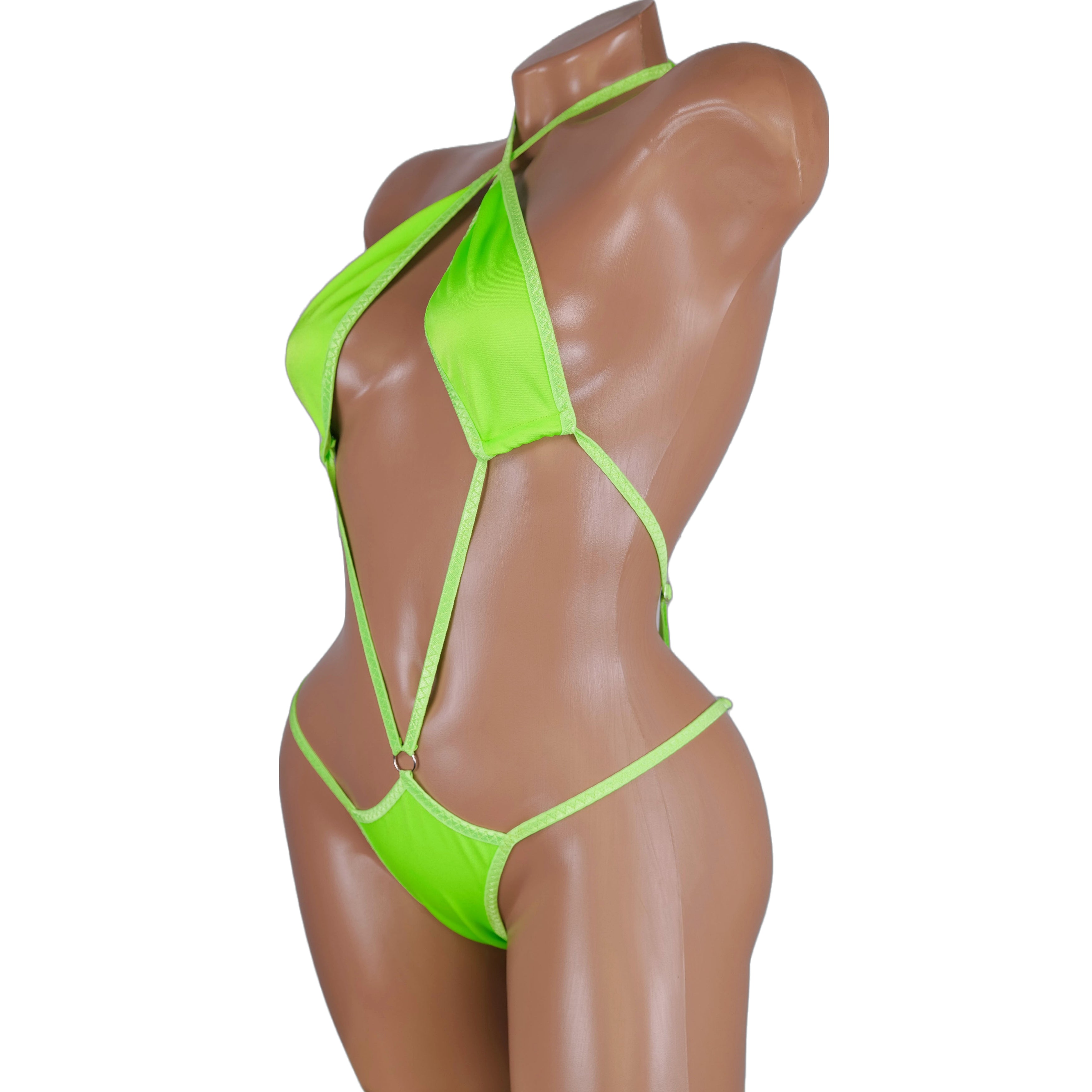 Beachwear bikini burlesque lingerie Stripper dancewear rave outfits club-attire Exotic dancewear  thong bodysuit bikini one piece bathing