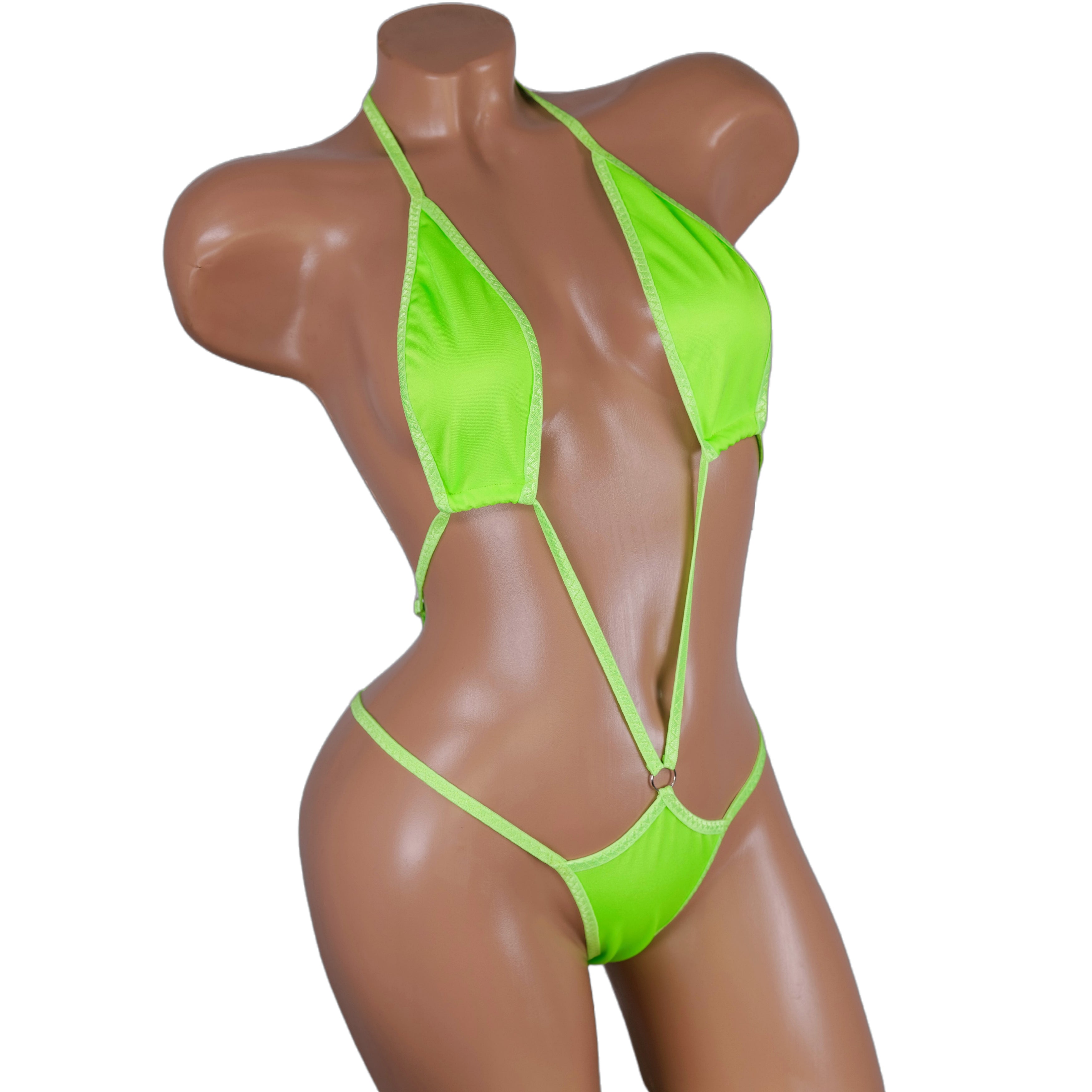 Beachwear bikini burlesque lingerie Stripper dancewear rave outfits club-attire Exotic dancewear  thong bodysuit bikini one piece bathing